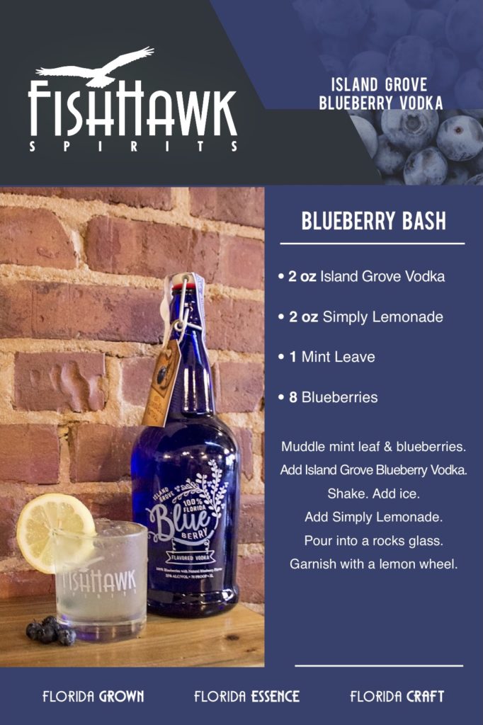 Island Grove Blueberry Vodka Blueberry Bash Recipe