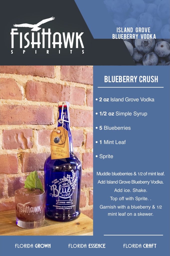 Island Grove Blueberry Vodka Blueberry Crush Recipe
